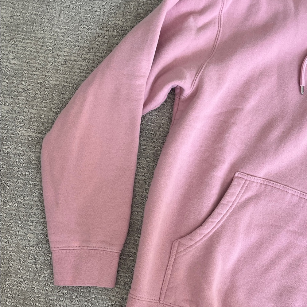 Glossier Blush Pink Hoodie Sweater - Picture 3 of 9